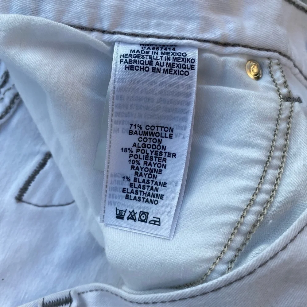 NWT True Religion Straight Jeans Men’s White 46